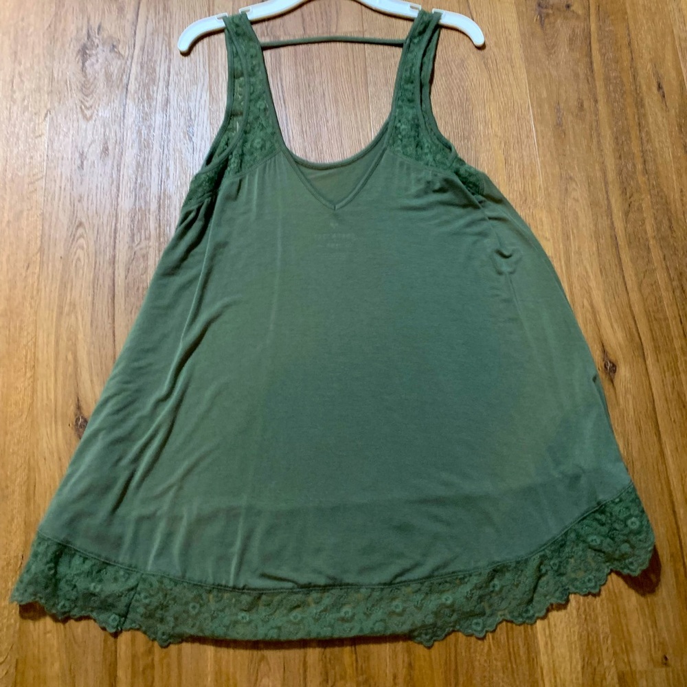 Olive American Eagle tank top